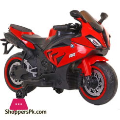 BMW S1000RR Superbike with Hand Race Foot Brake Rechargeable Battery Operated Ride-On for Kids (2 to 9 Years) Metallic Color