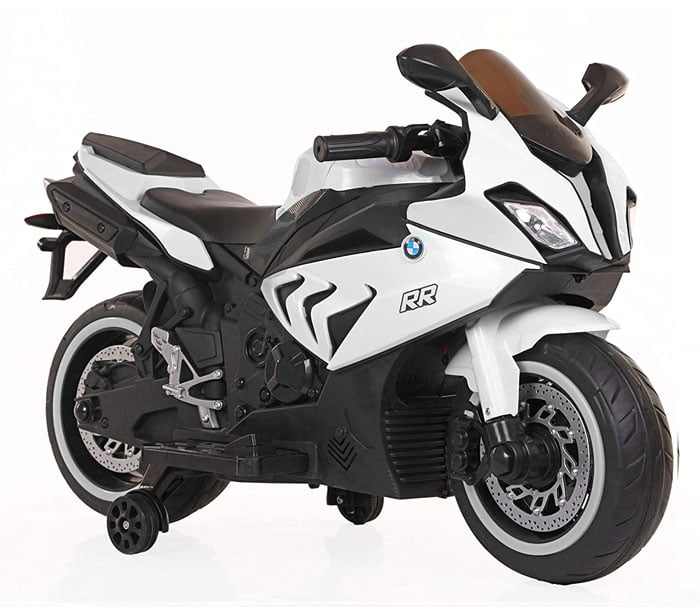 Bmw S1000Rr Superbike With Hand Race Foot Brake Rechargeable Battery Operated Ride-On For Kids (2 To 9 Years) Metallic Color