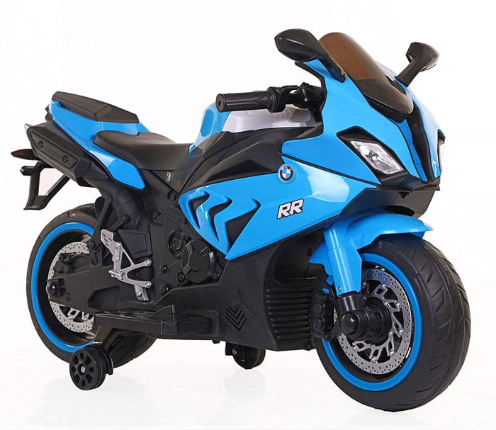 Bmw S1000Rr Superbike With Hand Race Foot Brake Rechargeable Battery Operated Ride-On For Kids (2 To 9 Years) Metallic Color