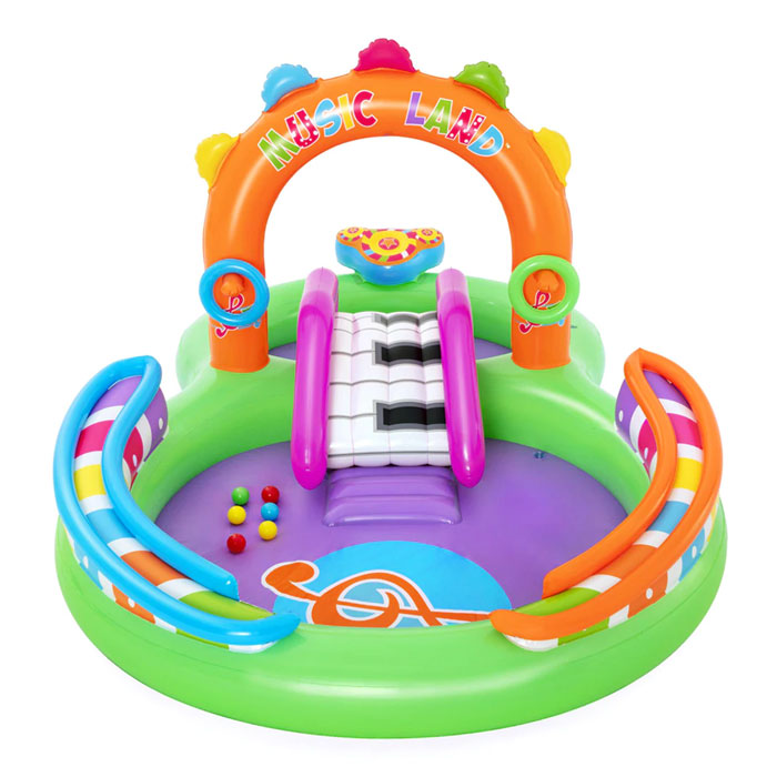 Bestway H2Ogo Sing N Splash Inflatable Kids Water Play Center - - 53117