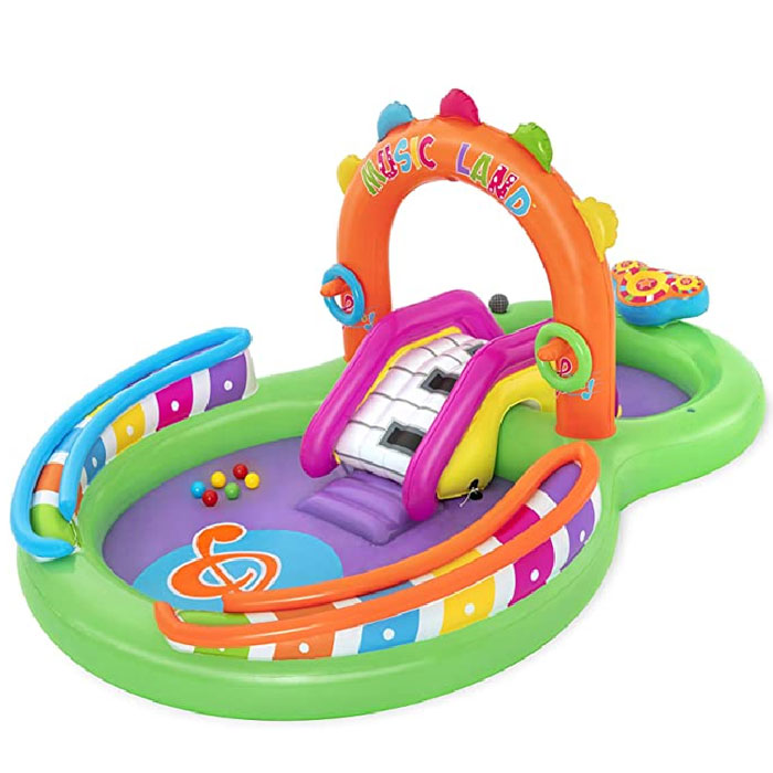 Bestway H2Ogo Sing N Splash Inflatable Kids Water Play Center - - 53117