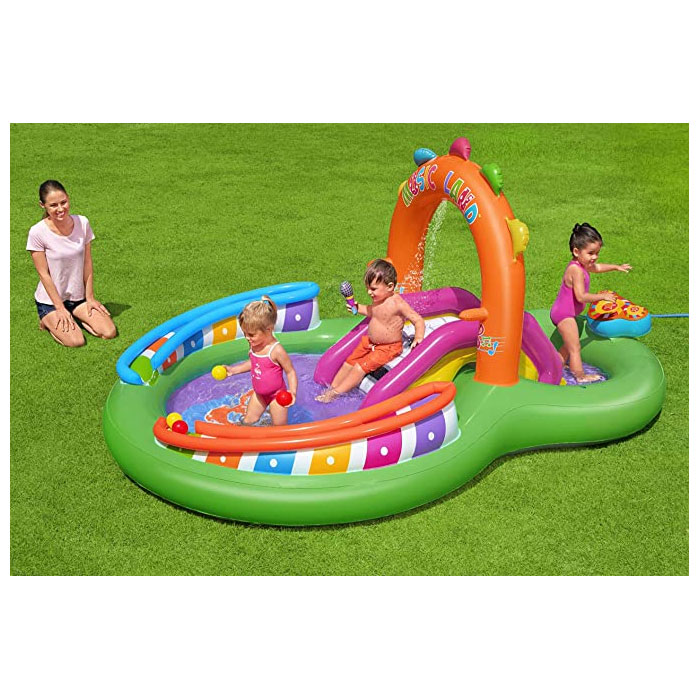 Bestway H2Ogo Sing N Splash Inflatable Kids Water Play Center - - 53117