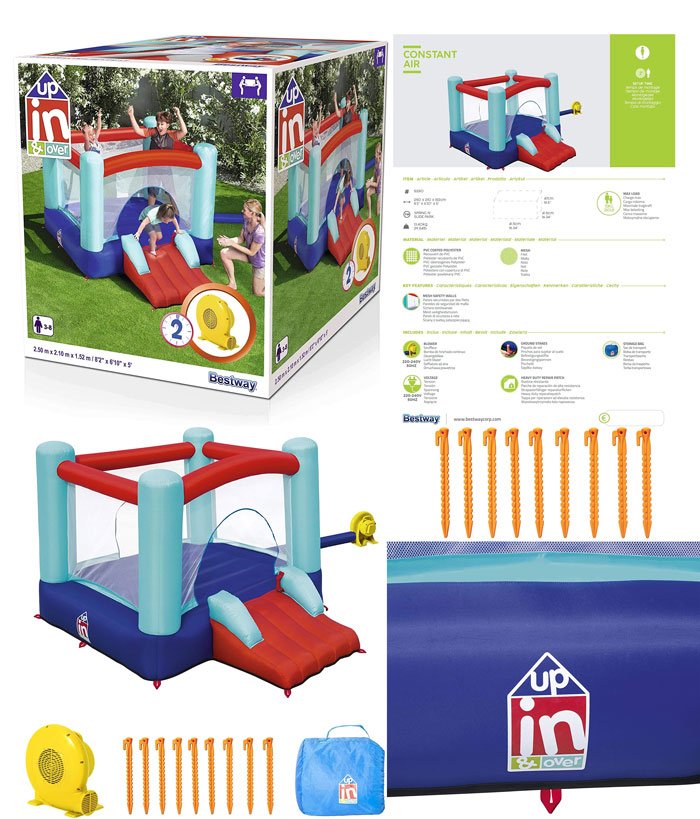 Bestway Inflatable Spring N Slide Park Jump-O-Lene - 53310