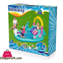 Bestway Magical Unicorn Carriage Play Center - 53097