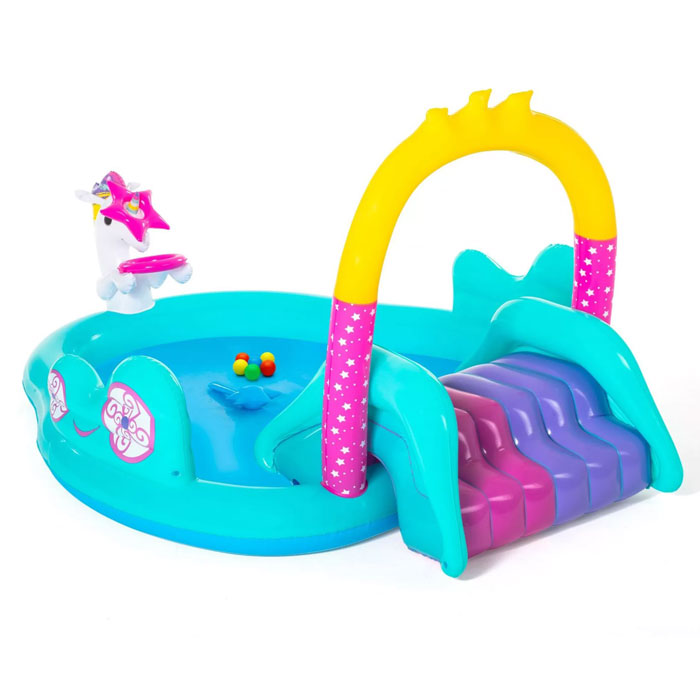 Bestway Magical Unicorn Carriage Play Center - 53097