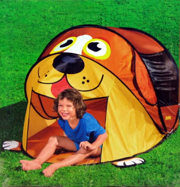 Bestway Puppy Play Tent Pop Up Portable Play Tent With Carry Case - 68018