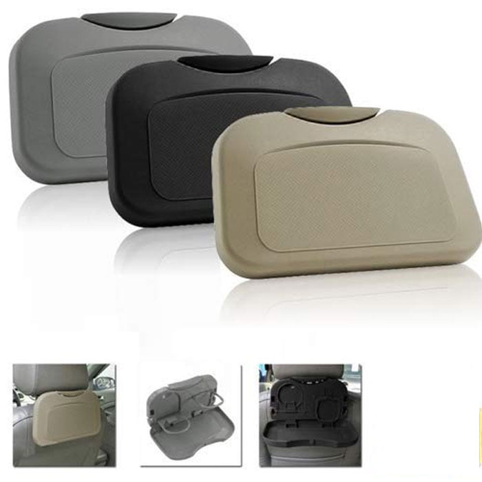 Car Food Tray with Bottle Cup Holder Travel Dining Tray
