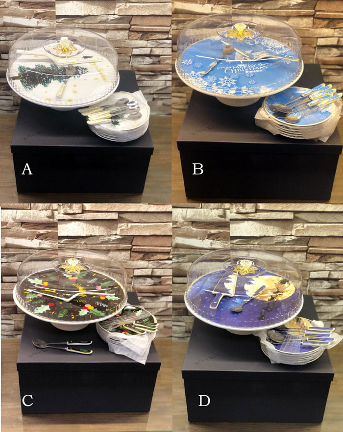 Ceramic Cake Serving Set 15 Pcs