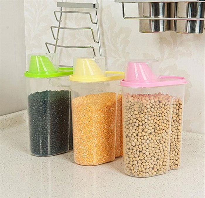 Cereal Grain Bean Rice Container Box ( Large ) ( 2.5-liter )