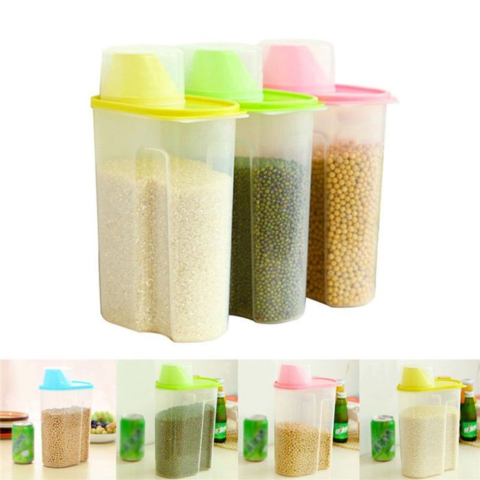 Cereal Grain Bean Rice Container Box ( Large ) ( 2.5-Liter )