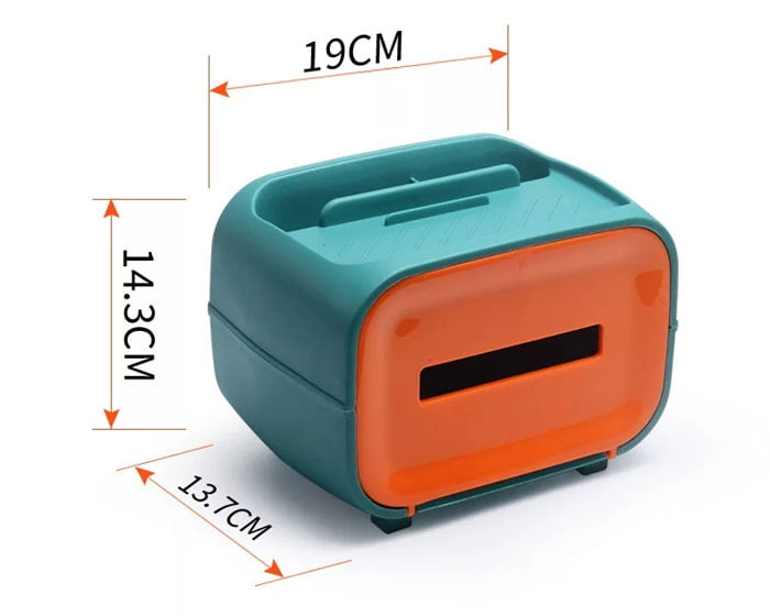 Cute Mini Tv Shape Tissue Holder Storage Box Container