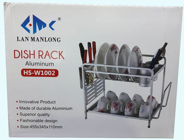 Dish Rack Aluminum Non Rusted Hs-W1001