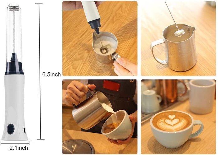 Hand Liquid Mixer and Coffee Mixer Creamy Foam Maker Juice Maker Rechargeable System