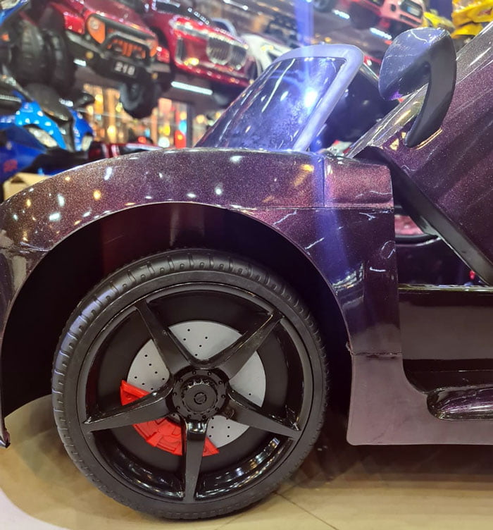 Ferrari Electric Ride On Car With Remote Control Metallic Color