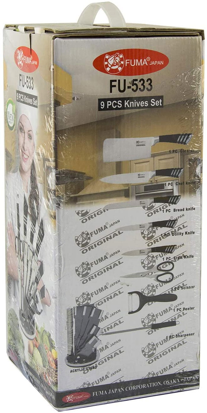 Fuma Japan Kitchen Knife Set Of 9 Pieces 6 Fuma Japan Kitchen Knife Set Of 9 Pieces