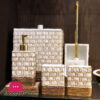 Icon Bathroom Accessories Set 7 Pcs Resin Material
