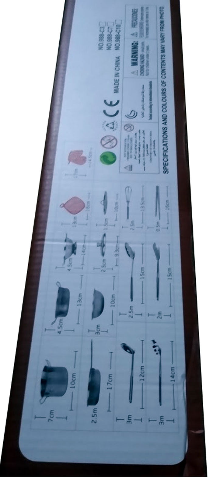 Kitchen Supplies Stainless Steel Kitchenware Set