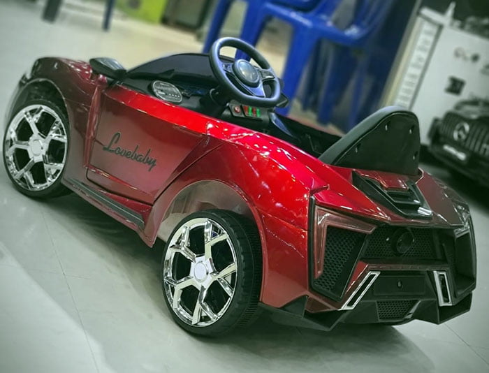 Love Baby Kids Electric Ride On Car Speed With Remote Control Metallic Color With Smoke Option