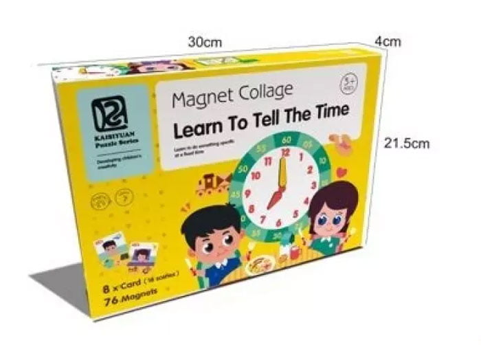 Magnet Collage Learn To Tell The Time