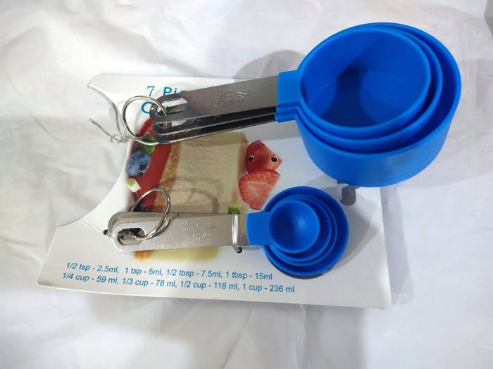 Stainless Steel Measuring Spoons 7 Pcs Set