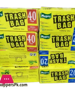 Mepro Trash Bag Garbage Bag 40 Bags Small ( 18 x 20 ) Inch