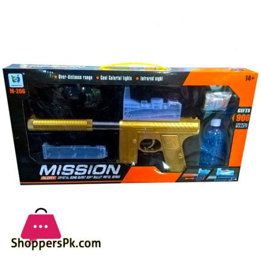2 in 1 Bullets Mission Glory Gun with Glasses