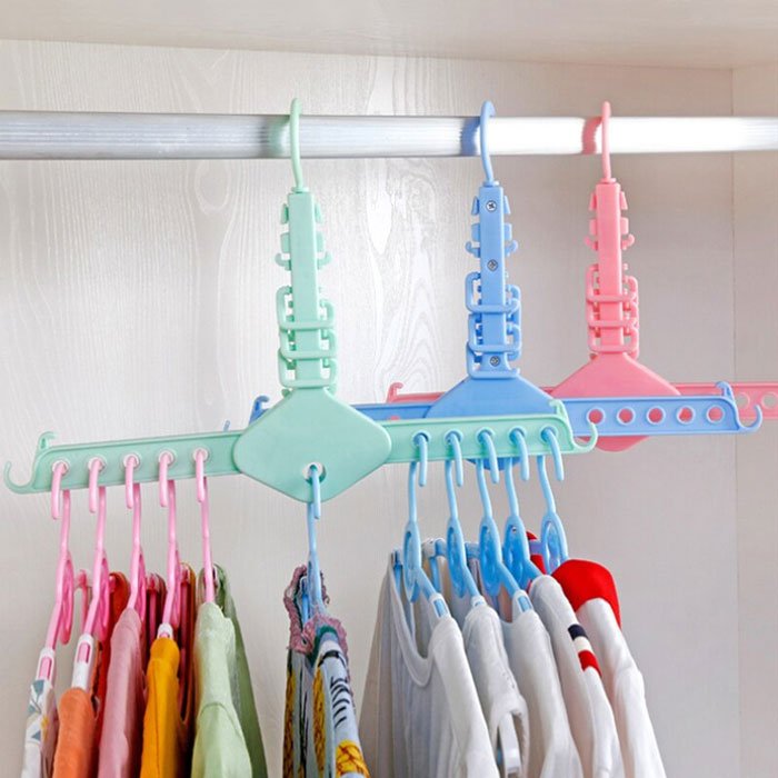 Multifunctional Magic Space Saving Hanger 11 Holes - 1Pcs