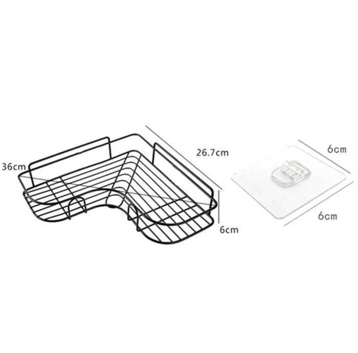New Corner Kitchen Or Bathroom Rack Tidy Shelf