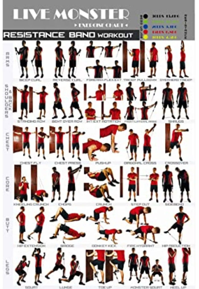 Power Resistance Bands Set - Home Gym Extreme