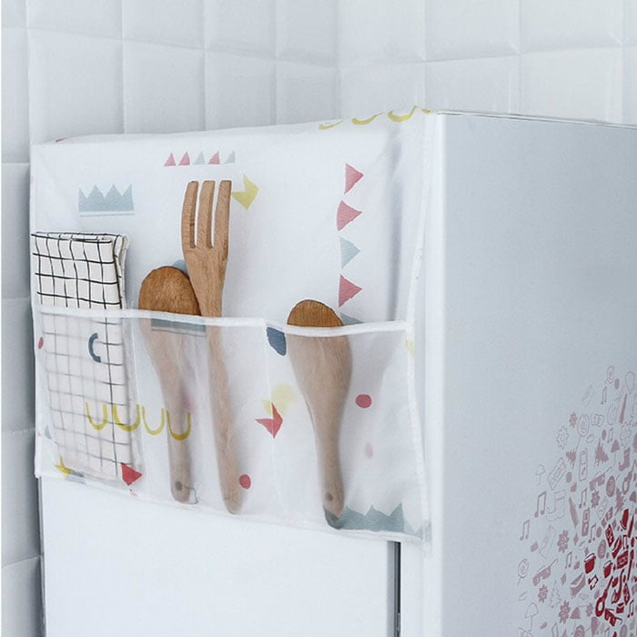 Printed Refrigerator Cover Water Proof Dust Proof