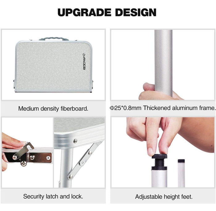 Redcamp Folding Camping Table Portable For Outdoor Picnic 7 Redcamp Folding Camping Table Portable For Outdoor Picnic