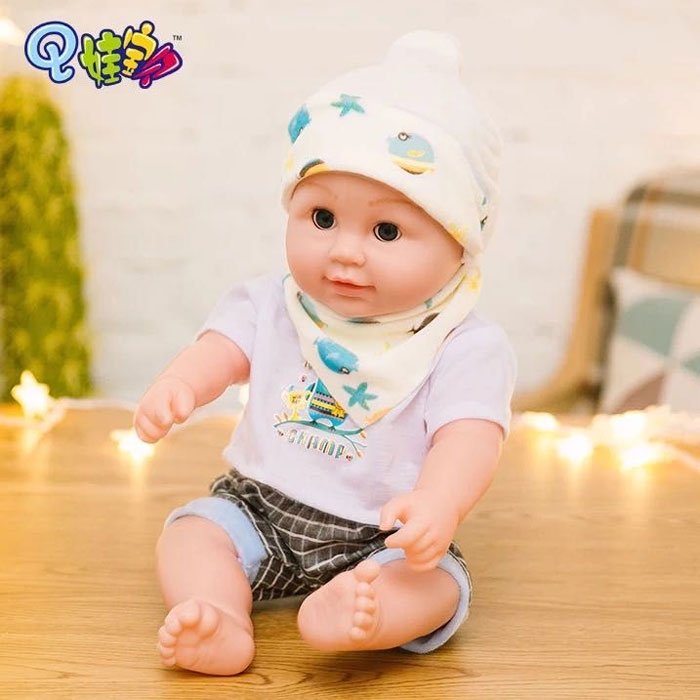 Reborn Silicone Sound Baba Toy Doll - 50Cm