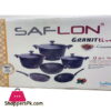 Saflon Granite Cookware Set - 9 Pcs Turkey Made - Sf6700Gr 2 Saflon Granite Cookware Set - 9 Pcs Turkey Made - Sf6700Gr