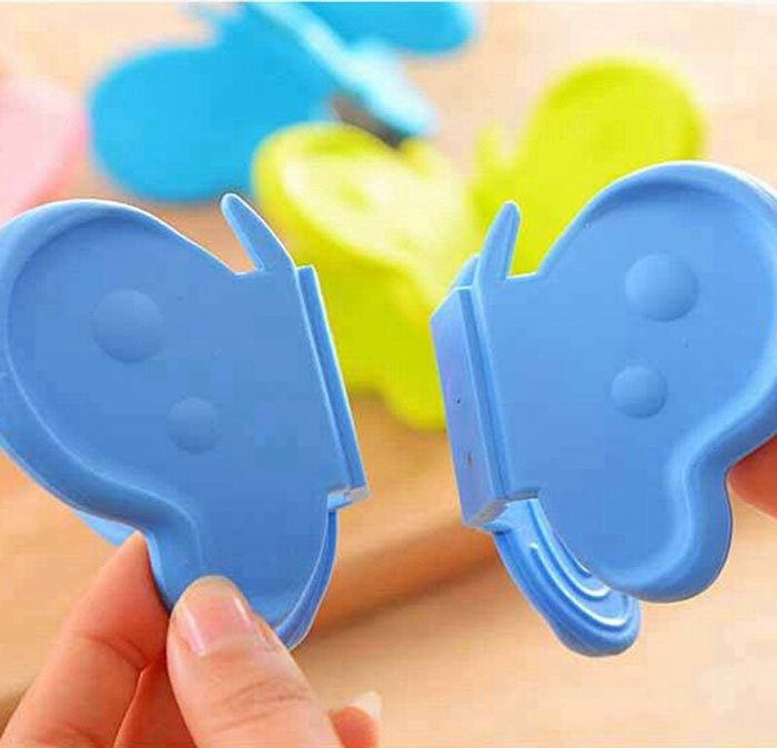 Silicone Butterfly Hot Plate Clip With Magnets 2 Pcs Set