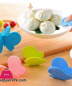 Silicone Butterfly Hot Plate Clip with Magnets 2 Pcs Set