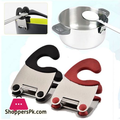 Stainless Steel Spoon Rest Spatula Holder Clipper