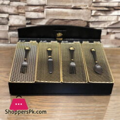 Stylish Cutlury Box Wood 009-65