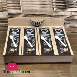 Stylish Cutlury Box Wood 009-66