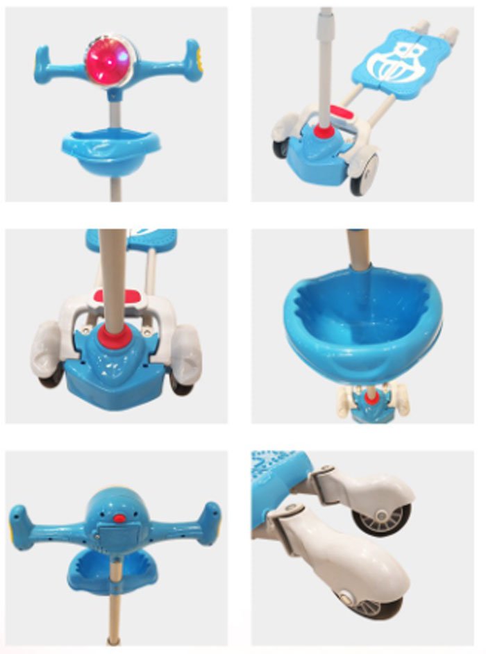 Bbh Quality Swing Car / Yoyo Car With Height Adjustment Scooty F07