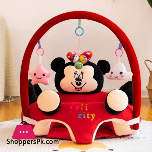 Baby Support Seat Sofa Armchair with Gym Floor Playing Seat Sofa Infant Support Seat with Handle