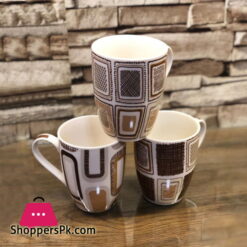 Checkered Classic Design Mug ( Set of 6 ) 44-6