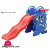 Fiber Plastic Kids Elephant Slide with basketball Hoop 17070-1