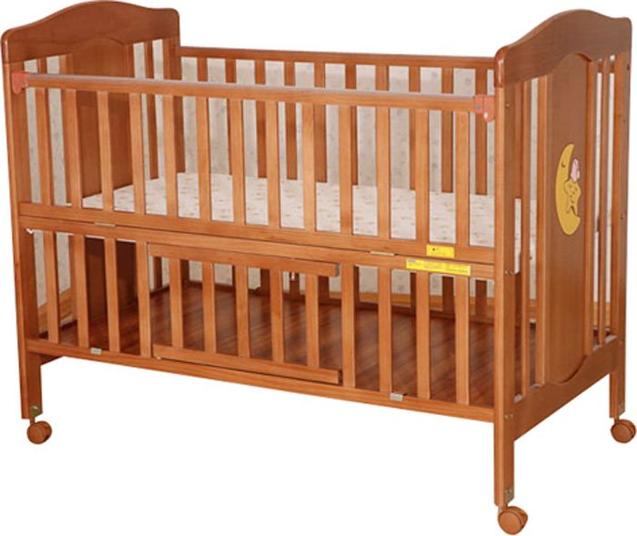 High-Grade Environment Friendly New Baby Bed Wood Cot Tm709