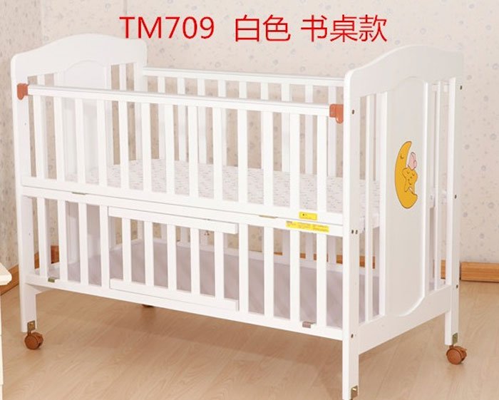 High-Grade Environment Friendly New Baby Bed Wood Cot Tm709