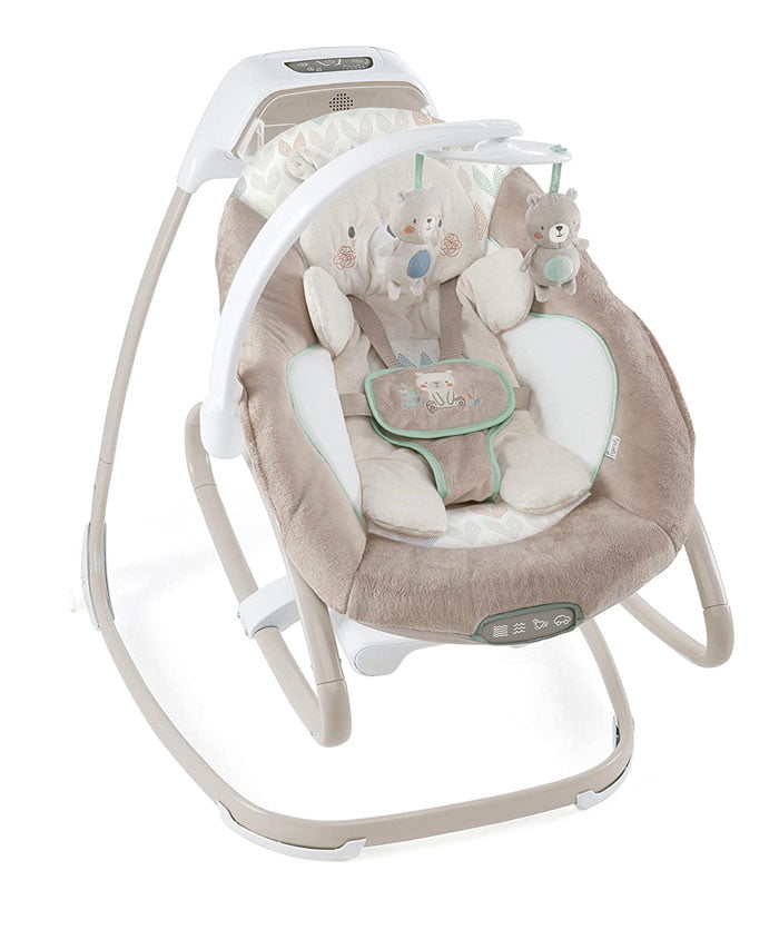 Ingenuity Smart Size Gliding Swing &Amp; Rocker, Taylor Teddy 10639
