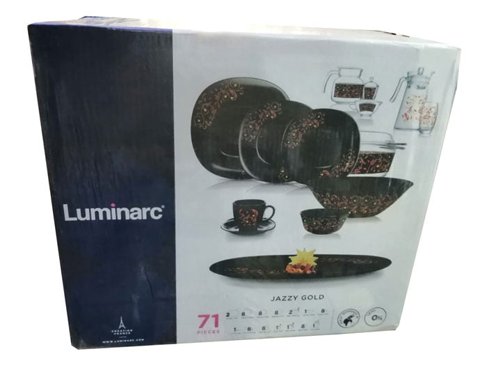 Luminarc Jazzy Gold Dinner Set