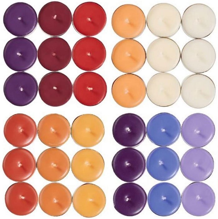 Melinera Scented Tealight Candles Pack Of 18 5 Melinera Scented Tealight Candles Pack Of 18