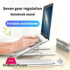 Plastic Portable Foldable Laptop Stand Adjustable Laptop Holder