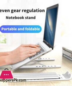 Plastic Portable Foldable Laptop Stand Adjustable Laptop Holder