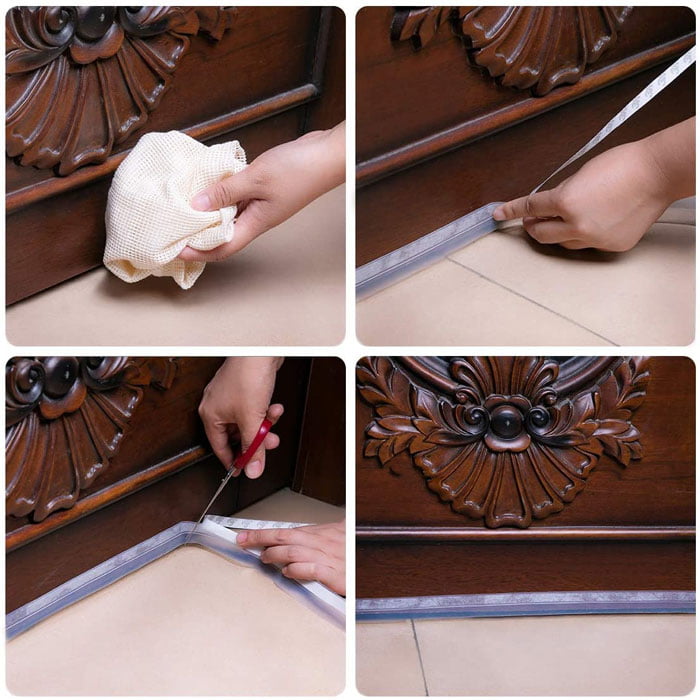 Silicone Seal Strip,Weather Stripping For Door Or Window,Weatherproof Soundproof Self Adhesive Door Strip Bottom,Insect Proof Silicone Sealing Sticker 1 Meter